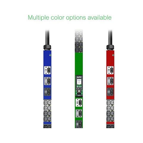 PDU APC NetShelter Advanced APDU10350ME, Metered, 3-Fazor, 22.1 kW, 400 V, 32 A, 48 Priza Kombinuese C13/C15/C19/C21, 0U – Zezë 6