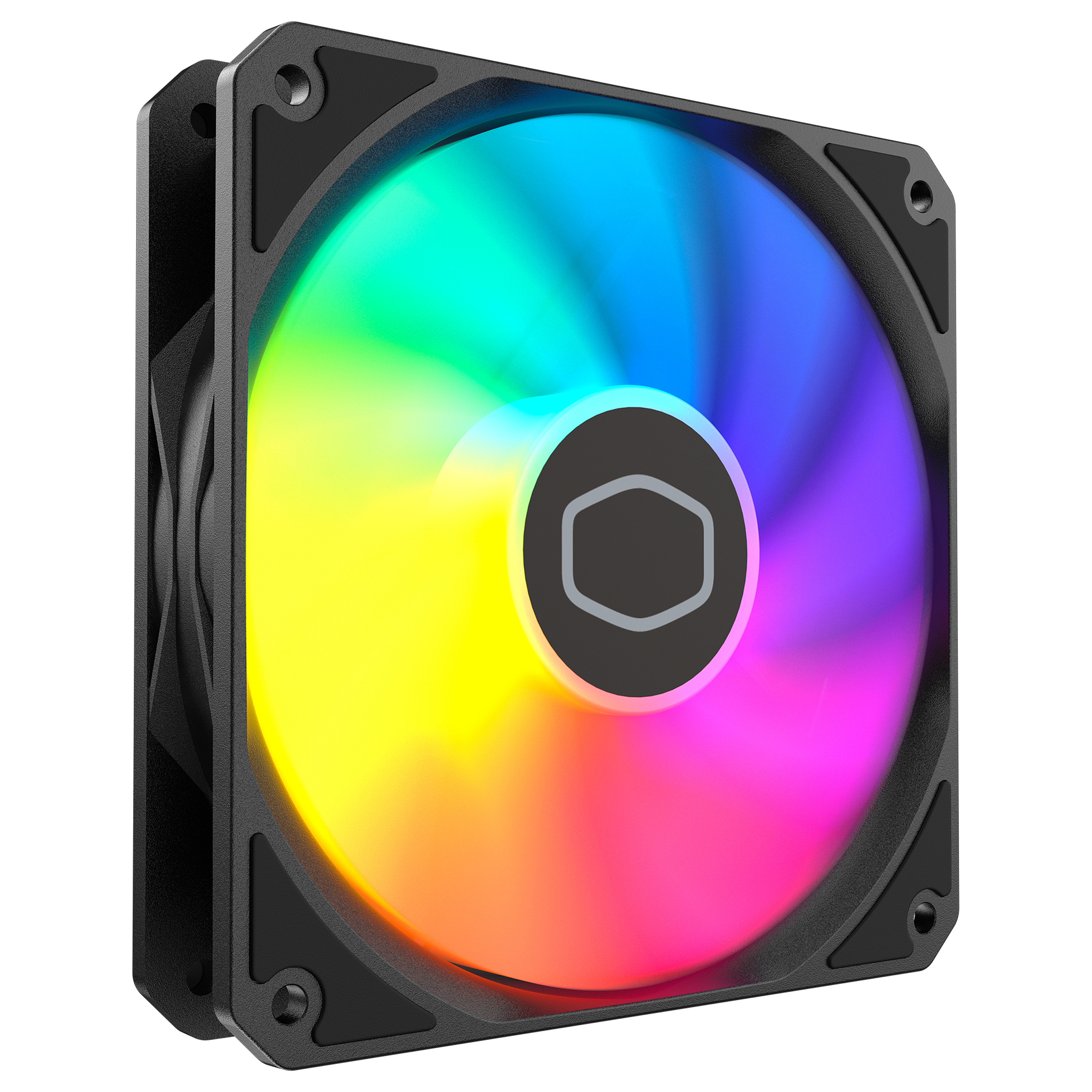 Ftohës për Kasë Cooler Master MasterFan MF120 Lite ARGB / 120mm / 25mm / 650-1750 RPM / PWM / ARGB – Zezë