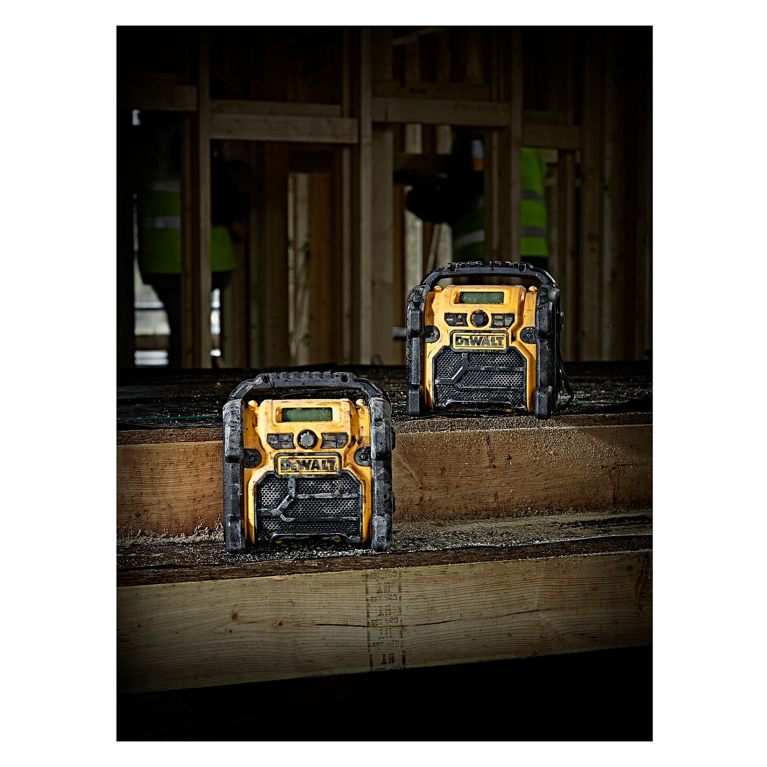 Radio DeWALT DCR020-QW, 10.8-18V, DAB+/FM, AUX, USB - Verdhë/Zezë 7