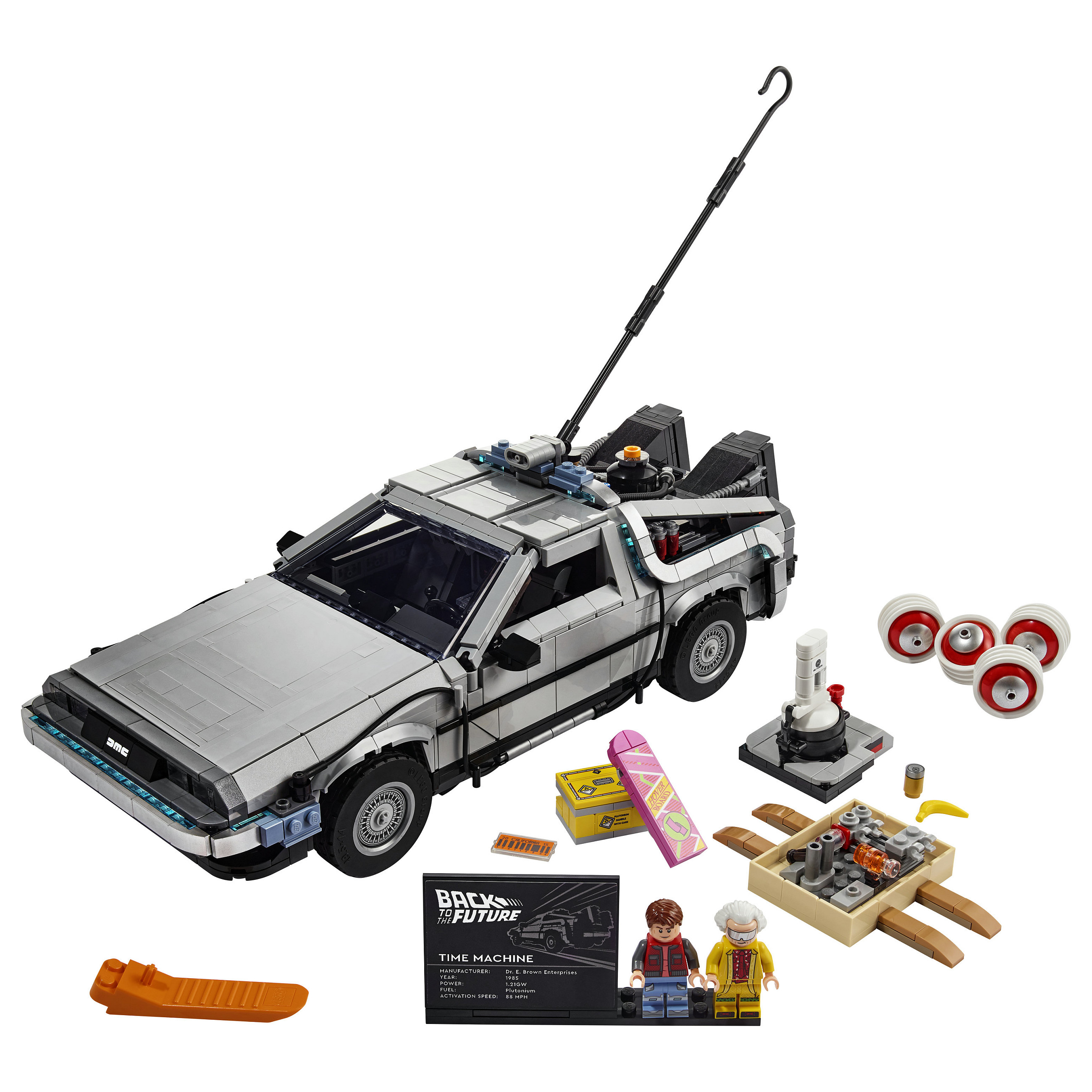 LEGO ICONS Back to the Future Time Machine thumbnail 4