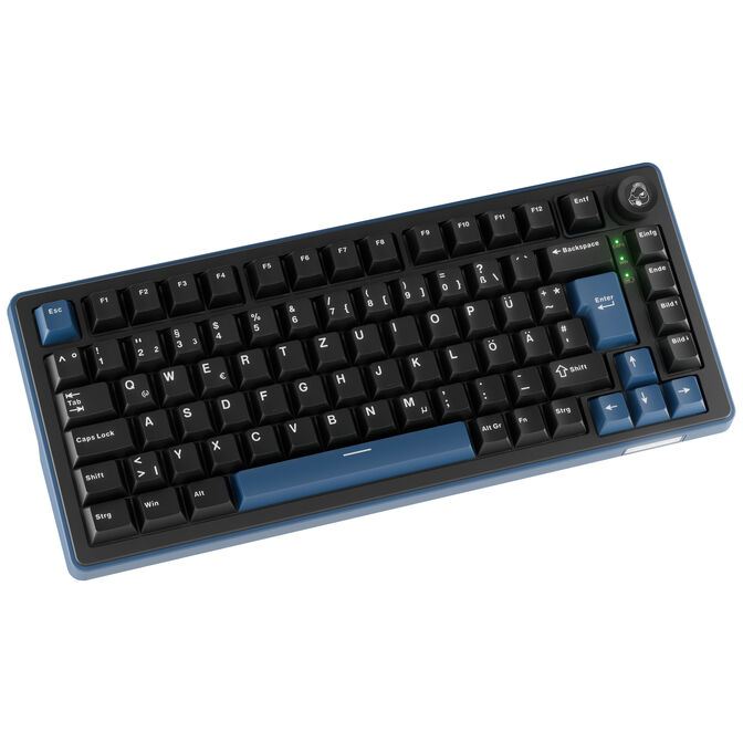 Tastierë Gaming Ducky OK-M 75 / 75% / Mekanike / KTT Linear / Hot-Swap / Wired&Wireless / RGB / USB-C / Bluetooth + 2.4 GHz - Zezë 2