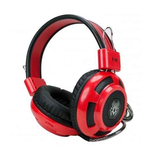 Kufje Gaming YORO Stereo F05 / 115db / Over-Ear / E zezë dhe E kuqe 2