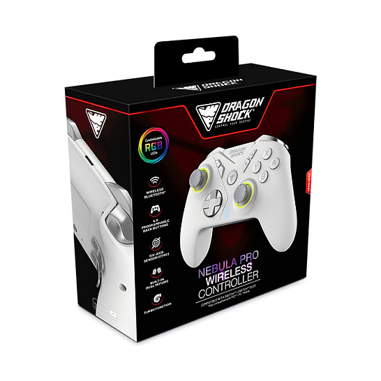 Kontroller për Nintendo & Switch Dragonshock Nebula Pro Wireless – Bardhë 7