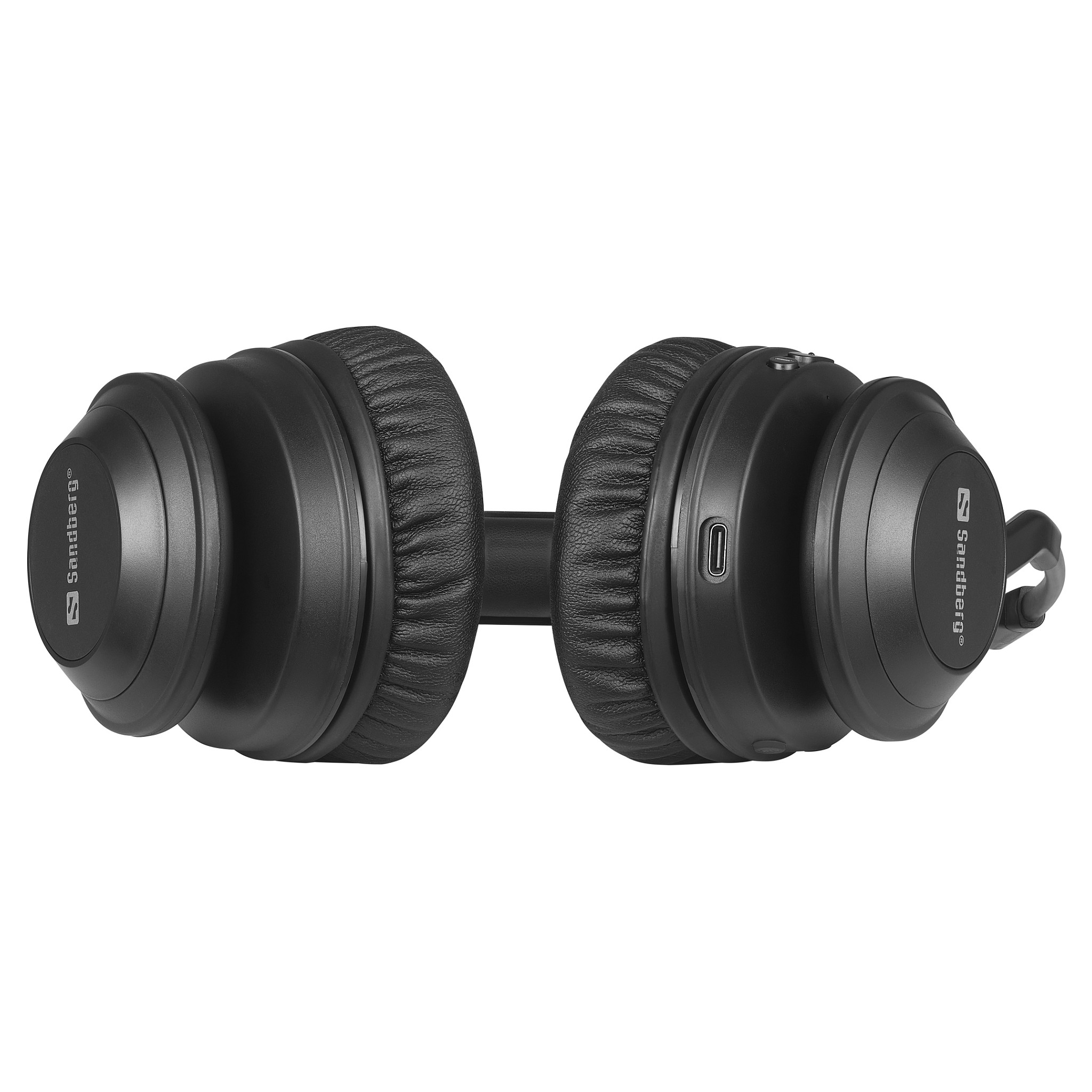 Kufje pa kabllo Sandberg Wireless Headset ANC+ENC Pro 126-45 / Over-Ear / Bluetooth 5.3 / 40mm / 20-20000Hz / ANC / ENC / Mikrofon - Zezë 4