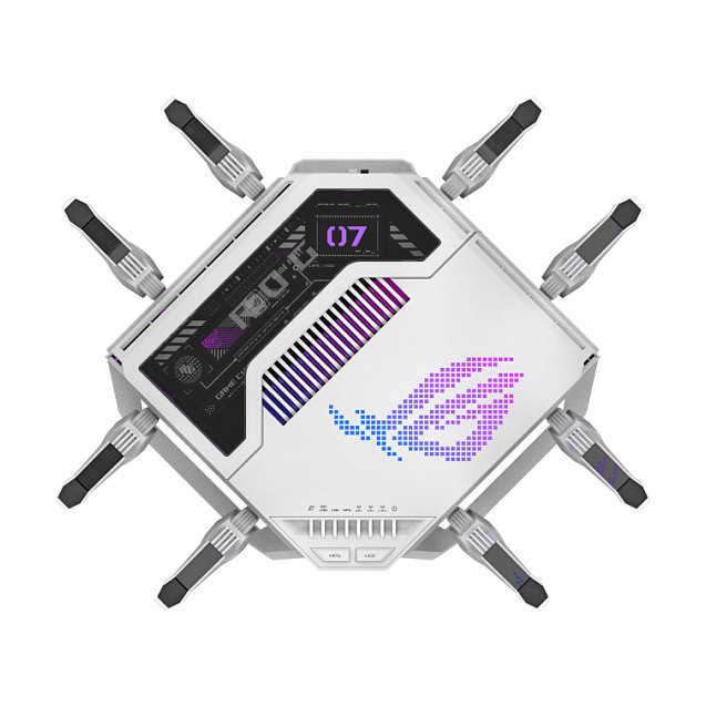 ASUS ROG Rapture GT-BE19000 Gaming Router Wi-Fi 7 Tri-Band / 19Gbps / 2× 10GbE / AiMesh / VPN Fusion – Zi 4