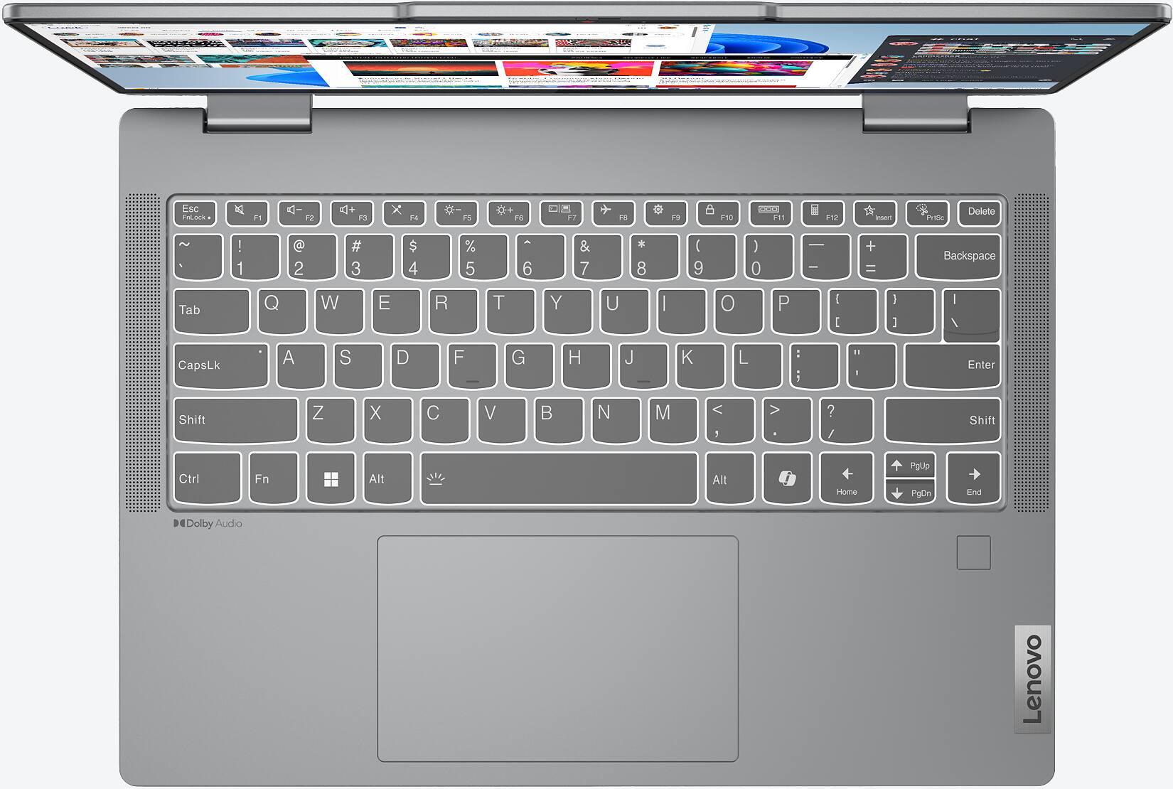 Laptop Lenovo IdeaPad 5 2-in-1 14AGP11 / Ryzen AI 7 445 / 32GB DDR5 / 1TB / 14" WUXGA IPS Touch / Radeon 840M – Luna Grey 4