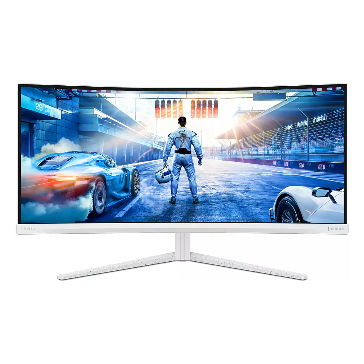 Monitor Gaming Philips 34M2C5601QA/00, 34", UWQHD Fast VA Curved, 200Hz, 1ms, 2xHDMI+DP+USB-C+USB - Bardhë 2