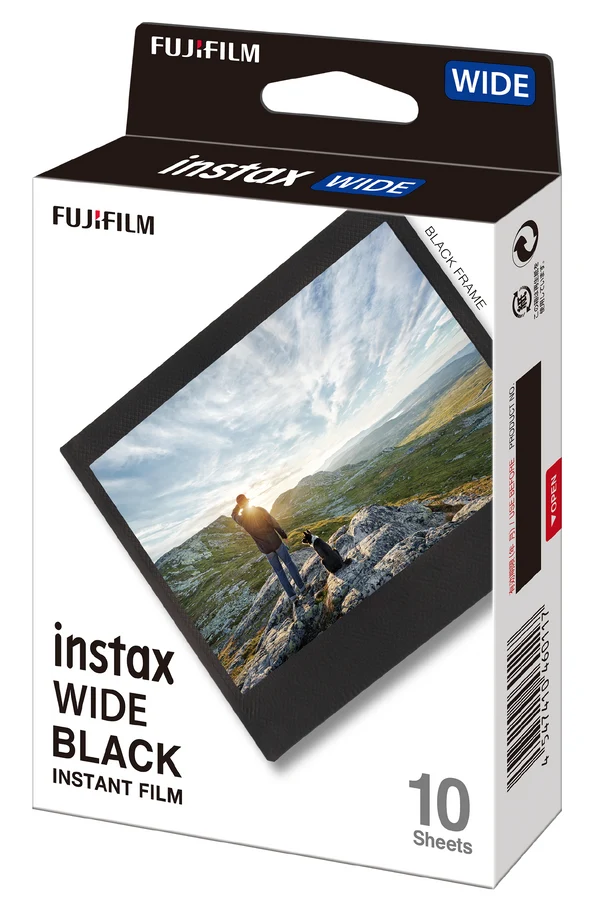 Film Instant Fujifilm instax WIDE, 10 Foto, ISO 800, Kornizë e Zezë 2