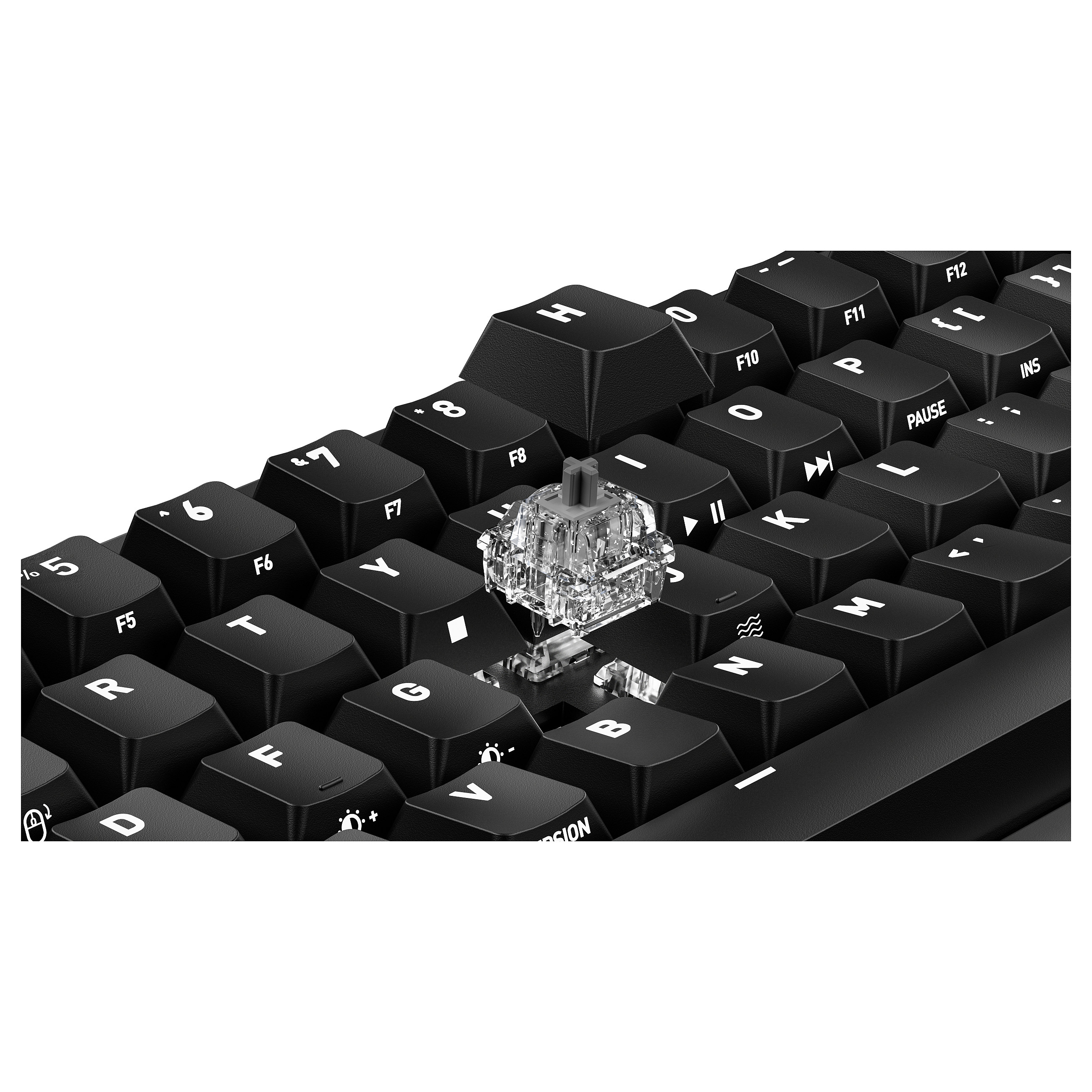Tastierë Gaming CHERRY K5 PRO TMR COMPACT / Wired / QWERTZ / Mekanike / RGB LED - Zezë/Portokalli 5