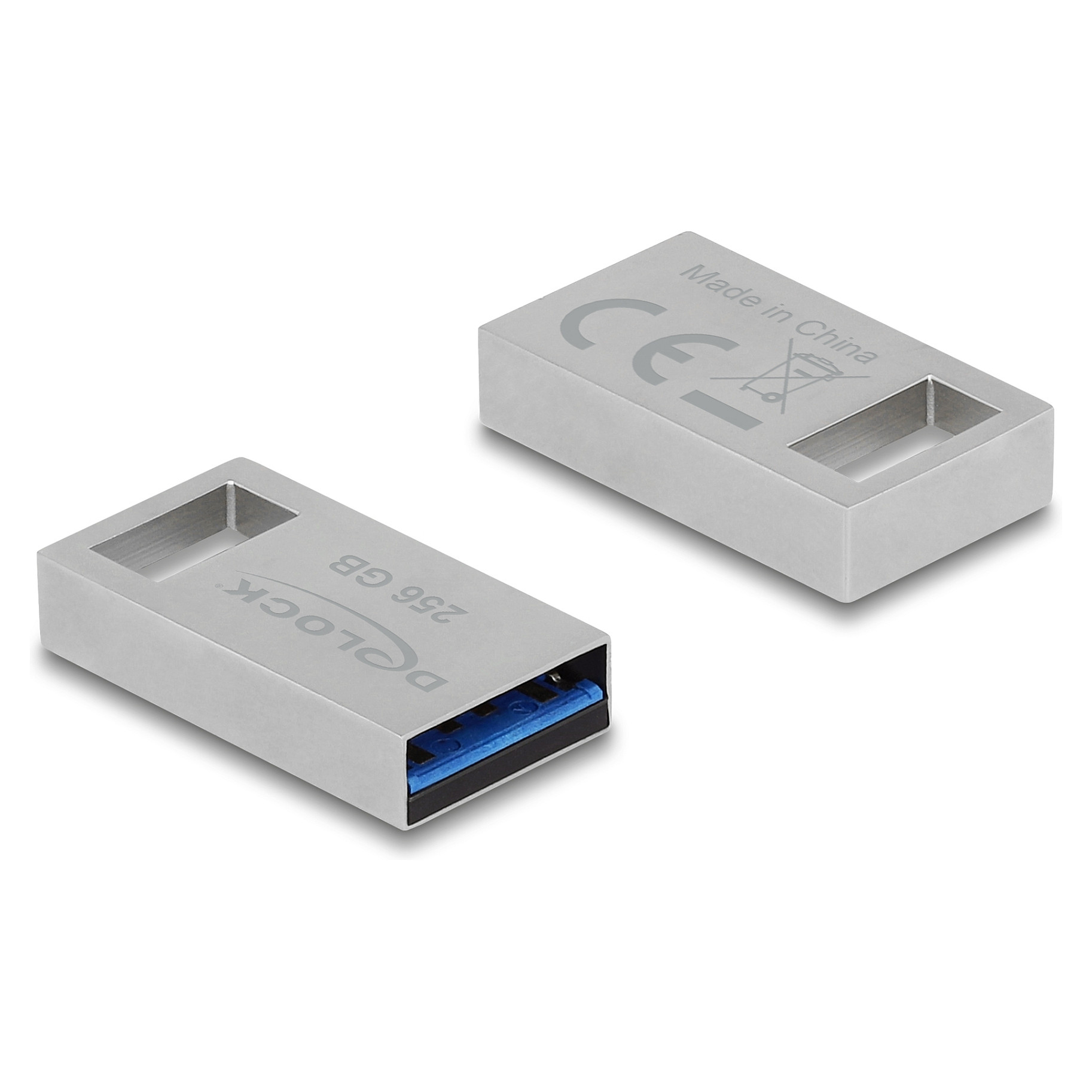 USB Flash Drive DELOCK 3.0 / 5 Gbps 256GB - Gri thumbnail 2
