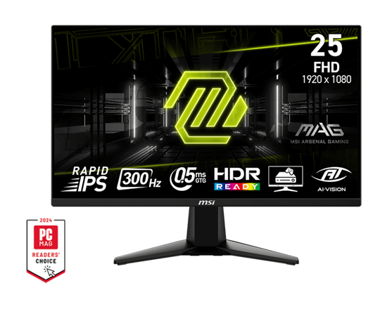 Monitor Gaming MSI MAG 255XF / 24.5" / Full HD Rapid IPS AG / 300Hz / 0.5ms / HDMI+DP - Zezë 2