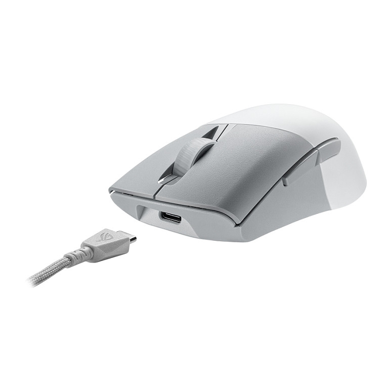Maus Asus ROG Keris, i bardhë thumbnail 4
