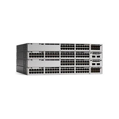 Cisco Catalyst C9300-48P-A 48-Port Gigabit PoE+ Enterprise Managed Switch with Modular Uplinks, StackWise-480 & Network Advantage License