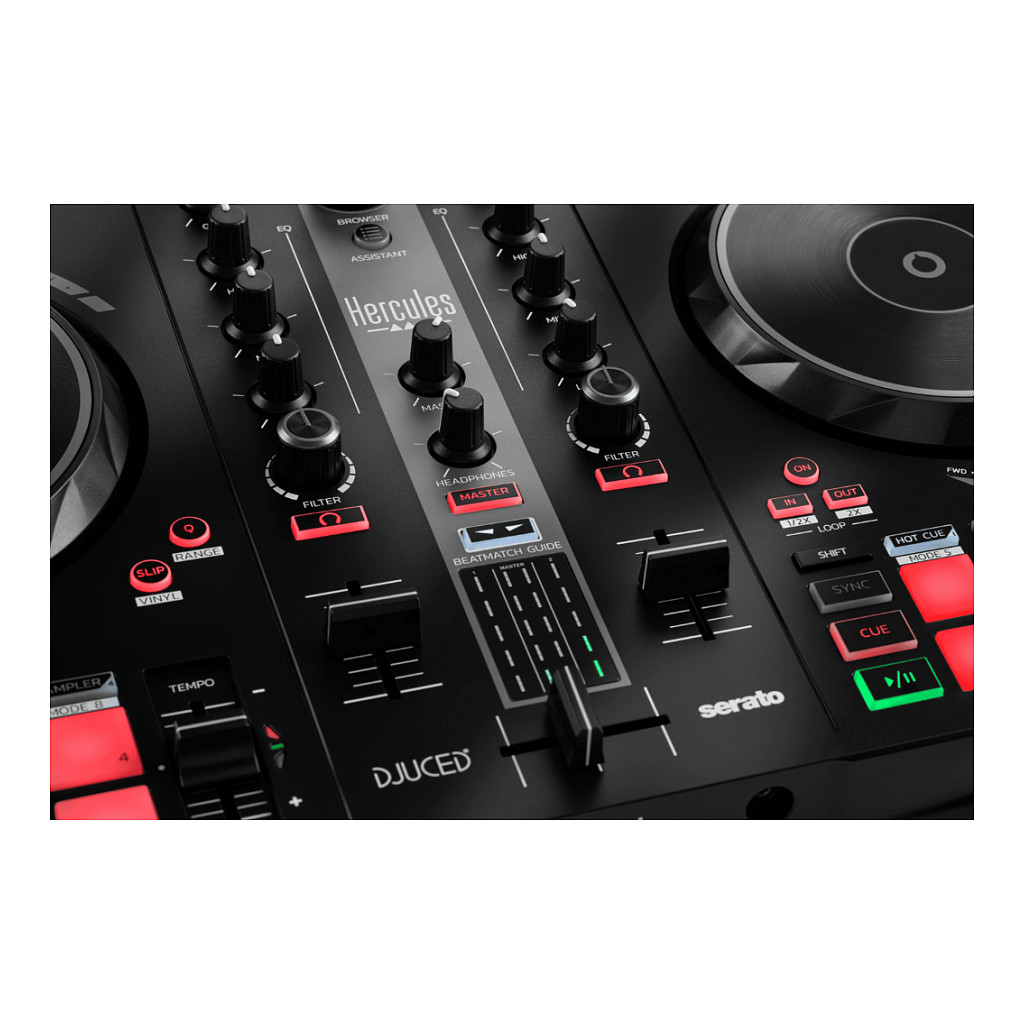Kontrollues DJ Hercules DJControl Inpulse 300 MK2, 2-Dekësh, USB, Serato DJ Lite, DJUCED - Zezë 3