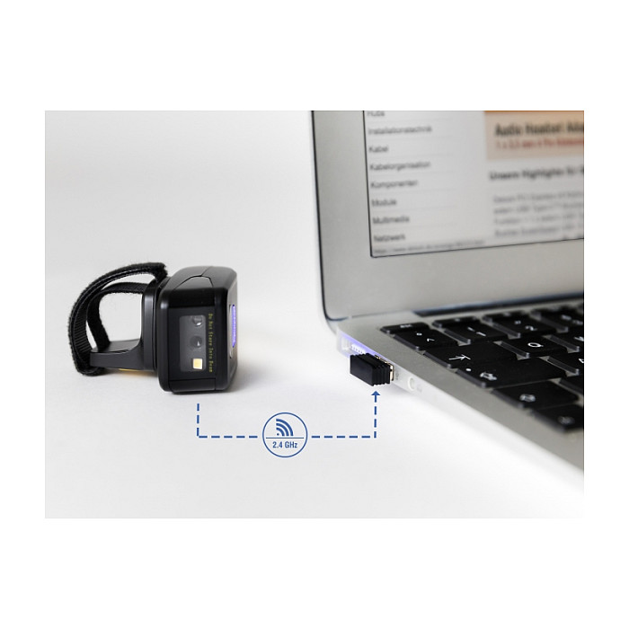 USB 2.4 GHz Dongle për skaner barkodesh Wireless thumbnail 2