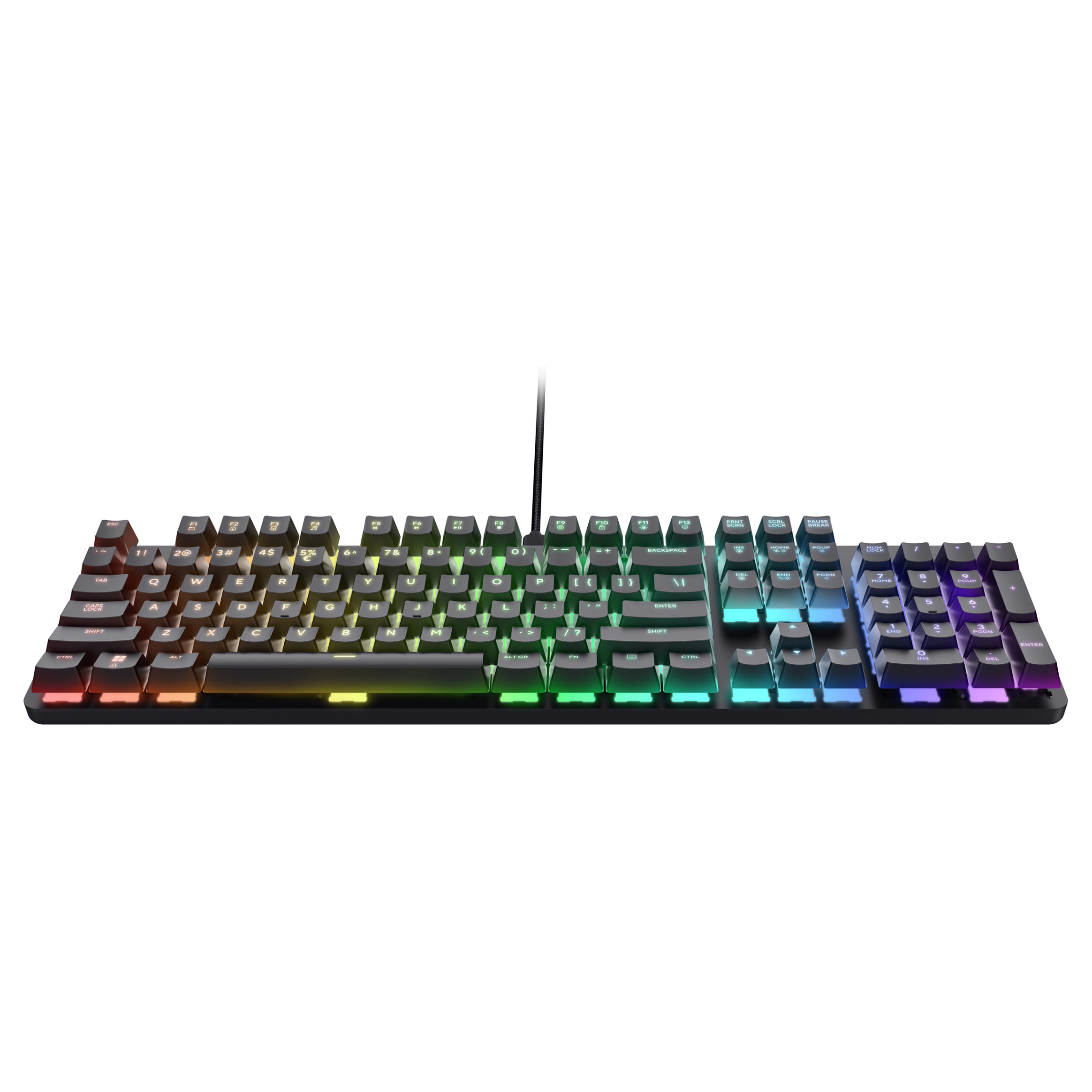 Tastierë Gaming Trust GXT 871 Zora / Full-Size / Mekanike / Huano Linear / N-Key Rollover / Anti-Ghosting / RGB / QWERTZ Gjerman / USB-C - Zezë 3