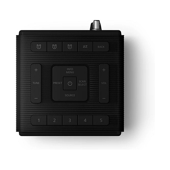 Radio me Orë Philips TAR5100/10, DAB+, FM/RDS, Bluetooth 5.3, Alarm, LCD, 2.5W - Zezë 4