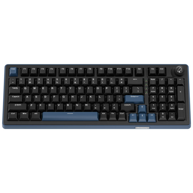 Tastierë Gaming Ducky OK-M 98 / 98% / Mekanike / KTT Wine Red / Hot-Swap / Wired&Wireless / RGB / USB-C / Bluetooth + 2.4 GHz - Zezë 3