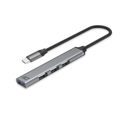 Hub USB-A ACT AC6320, 4x USB-A 3.2 Gen 1, 5 Gbps, Kabllo 50 cm – Zezë 4