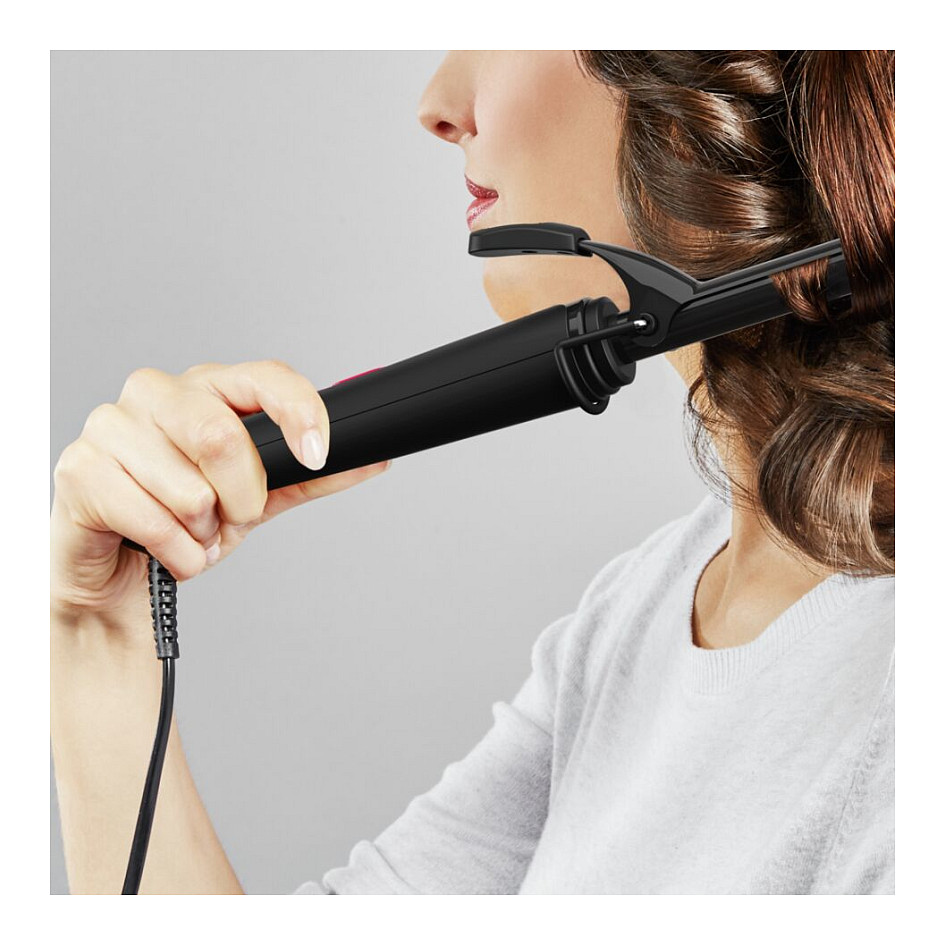 Stiluese për Flokë për Kaçurrela Rowenta CF2119, 25W, 16mm, Veshje Qeramike, 180°C, Kabllo 1.8m - Zezë 5
