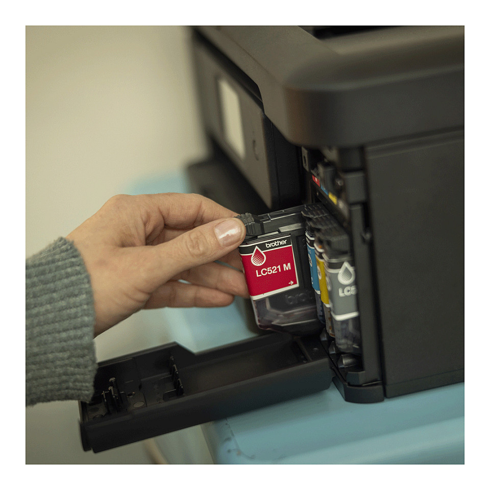 Printer Multifunksional Brother DCP-J1460DW / 3in1 / WIFI / 16ppm- Zezë thumbnail 2