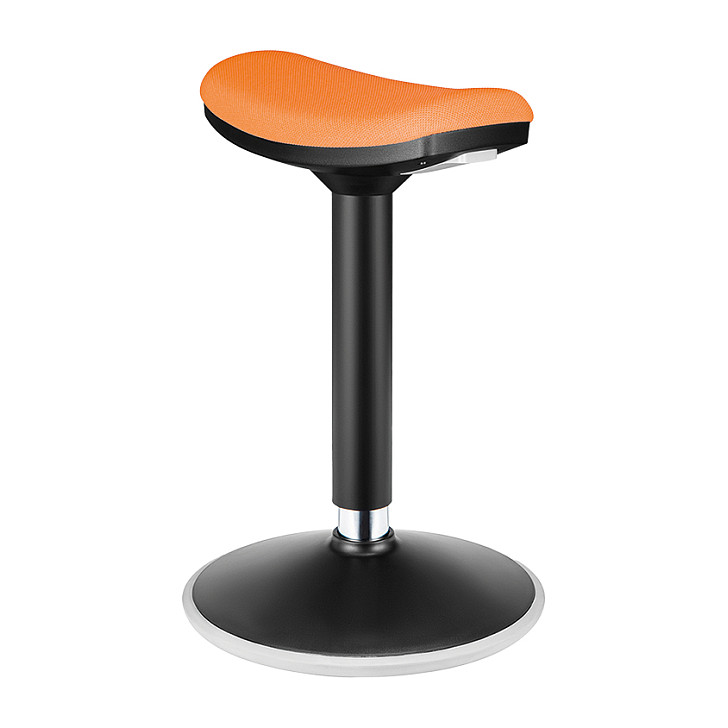 Karrige Ergonomike LogiLink EO0071, Wobble Stool, E rregullueshme 56–82 cm, 136 kg - Portokalli, Zezë