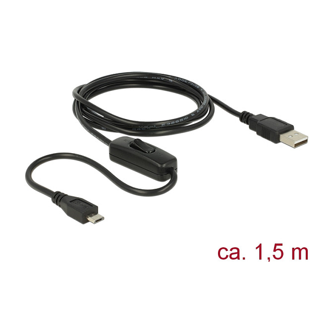 Kabllo USB DeLOCK 83498, USB-A në USB-A, USB 2.0, ShapeCable, 0.35 m - Zezë 8