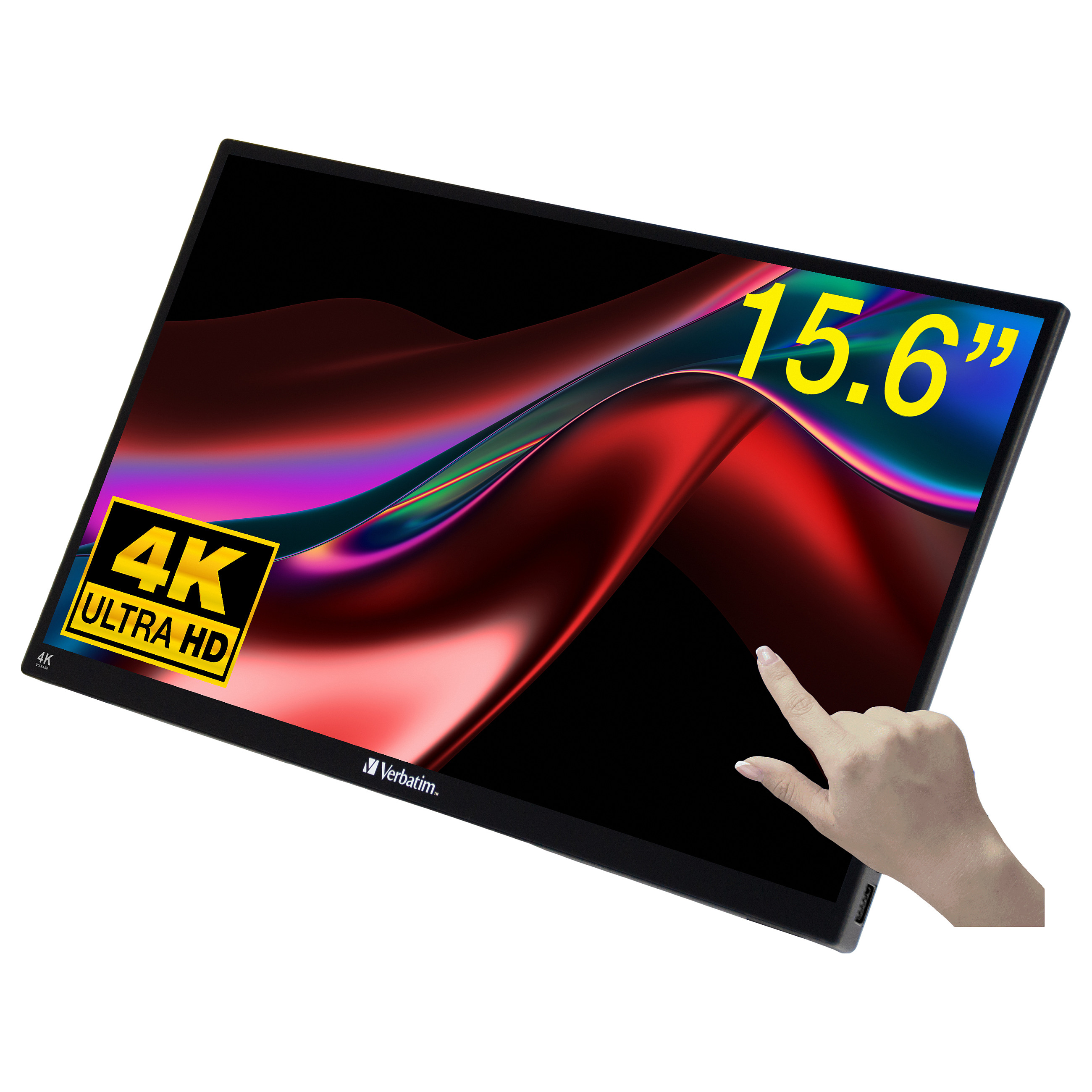 Monitor Portativ Verbatim PMT-15 / 15.6" / 4K UHD IPS / 60Hz / 5ms / Mini HDMI+USB-C - Zezë 6