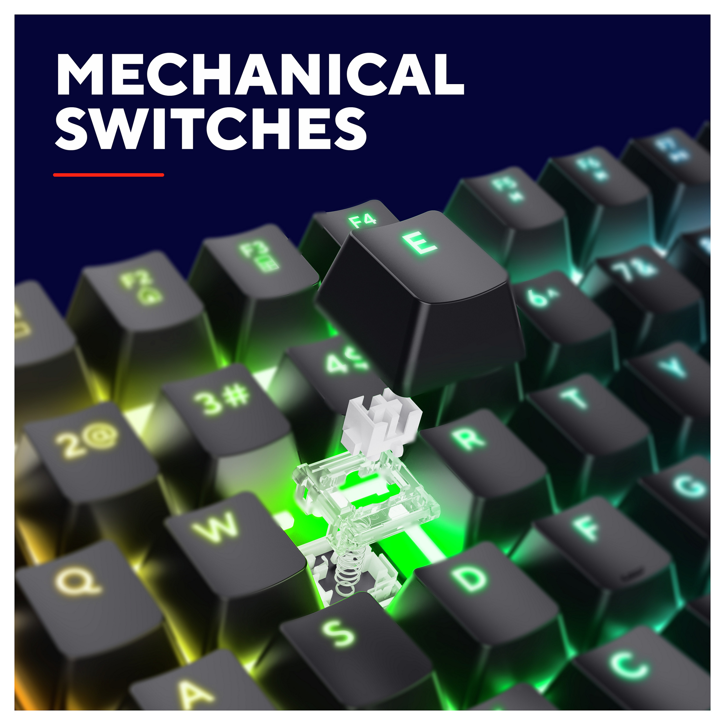 Tastierë Gaming Trust GXT 871 Zora / Full-Size / Mekanike / Huano Linear / N-Key Rollover / Anti-Ghosting / RGB / QWERTZ Gjerman / USB-C - Zezë 8
