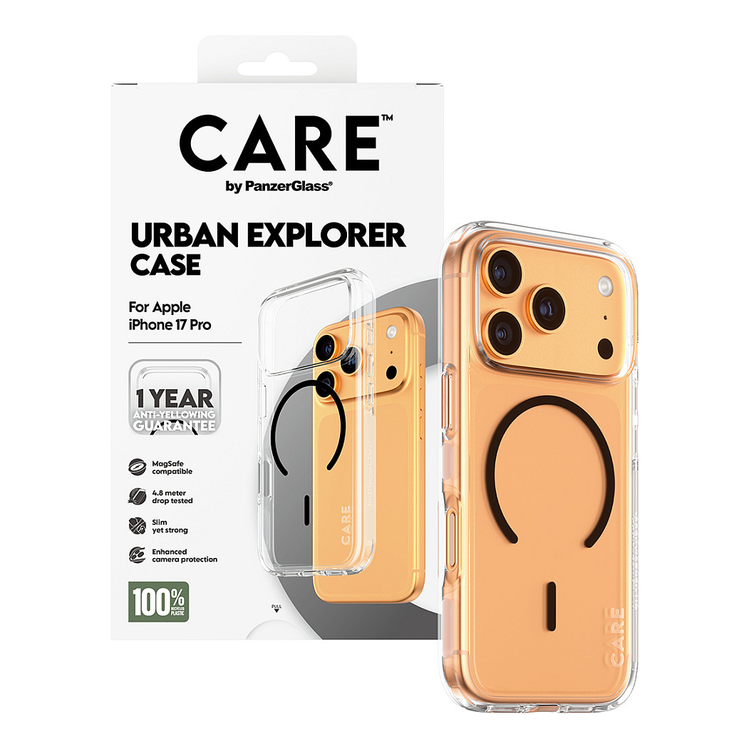 CARE Flagship Clear Urban Explorer Case with MagSafe for iPhone 17 Pro thumbnail 5