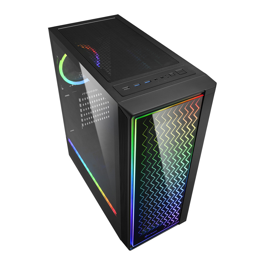Kasë Midi Sharkoon RGB LIT 200 thumbnail 4