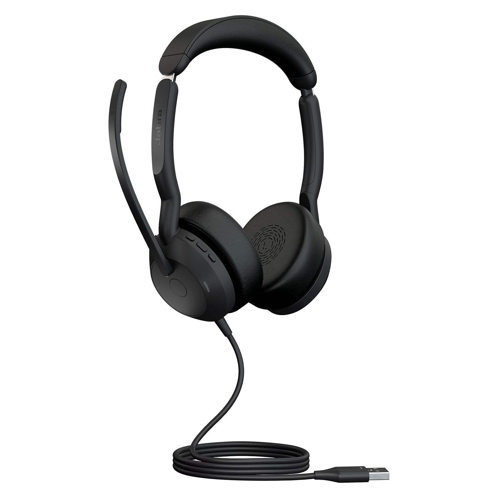 Kufje me kabllo Jabra Evolve2 50 UC Stereo / USB-A / Bluetooth 5.2 / 28mm / ANC / Mikrofon me reduktim të zhurmës - Zezë 2