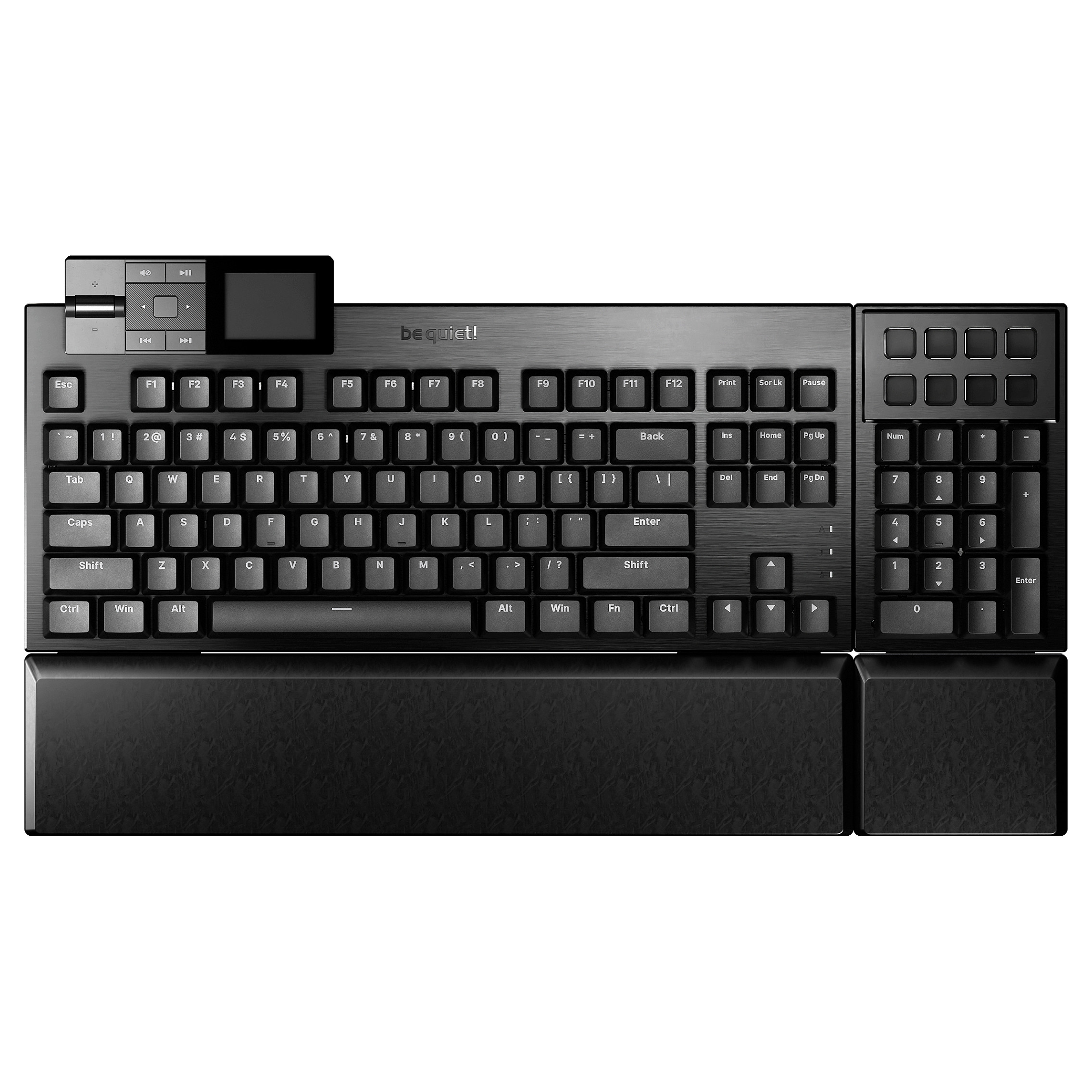 Tastierë Gaming be quiet! Dark Mount, Wired, Mekanike, Silent Linear, DE ISO, RGB, Hot-Swap 5-Pin MX, USB - Zezë 2