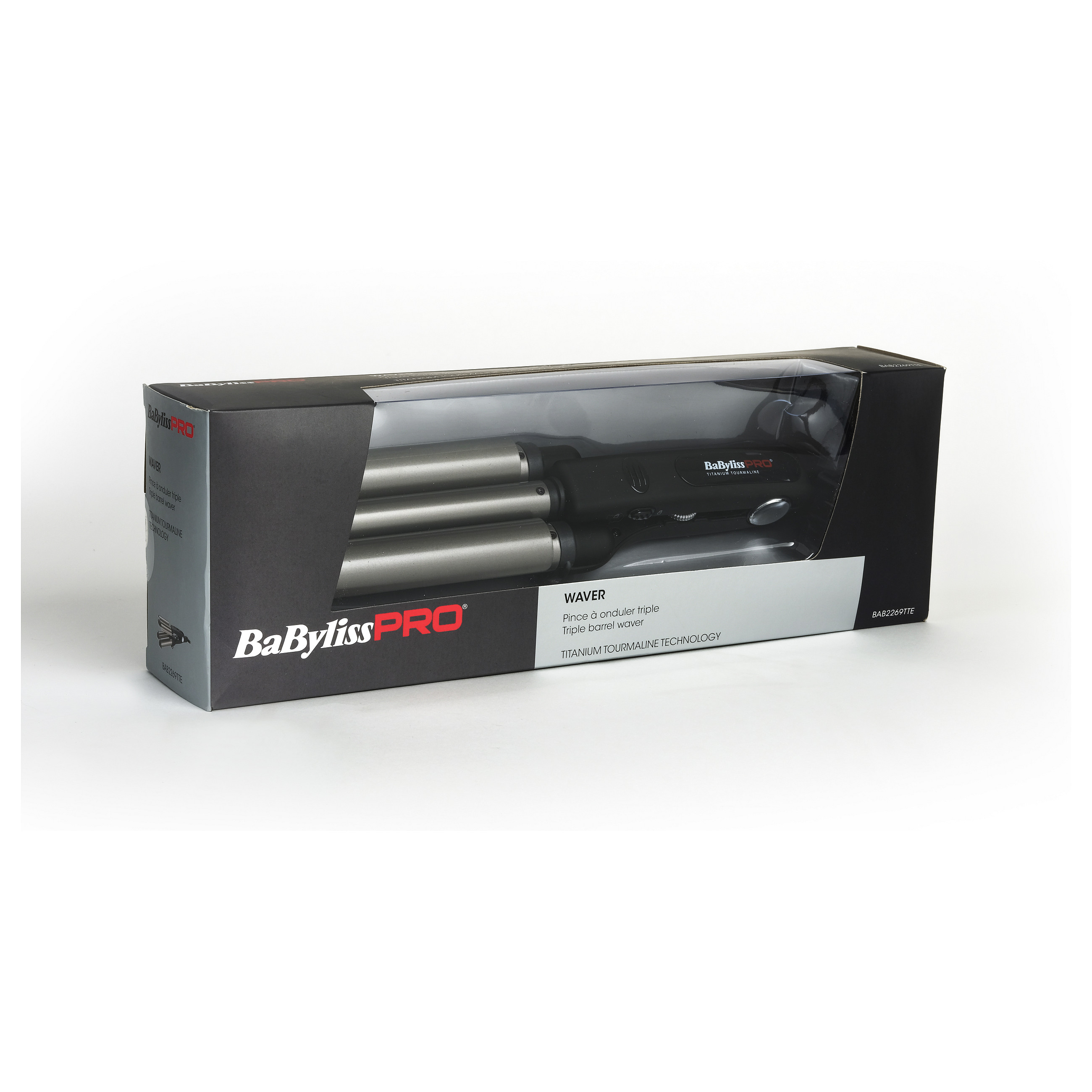Stilues për Flokë BaByliss Pro BAB2269E / Triple Waver / Titan-Turmalinë / 3 Cilindra / 5 Temperatura / 140–220°C – Zezë 2