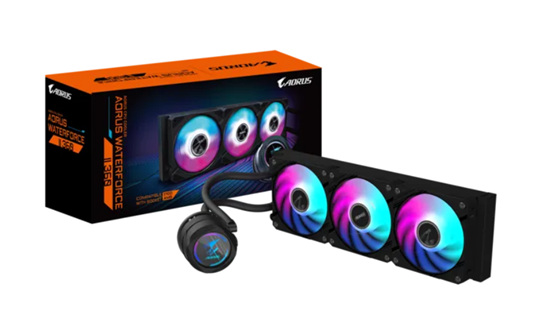 Ftohës për Procesor Gigabyte AORUS WATERFORCE II 360 / LGA 1700, LGA 1851, AM5, AM4 / 360mm / 3x120mm ARGB - Zezë 4