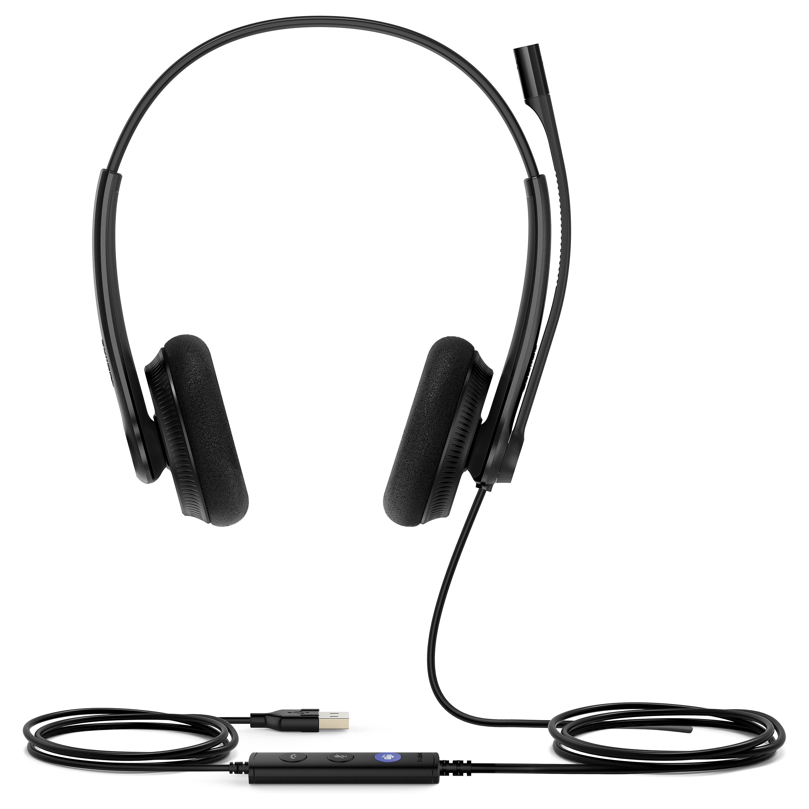 Kufje pa kabllo Yealink WH68 Hybrid Teams / DECT / Bluetooth 5.3 / 30mm / 150m / 16 orë / ANC - Zezë 9