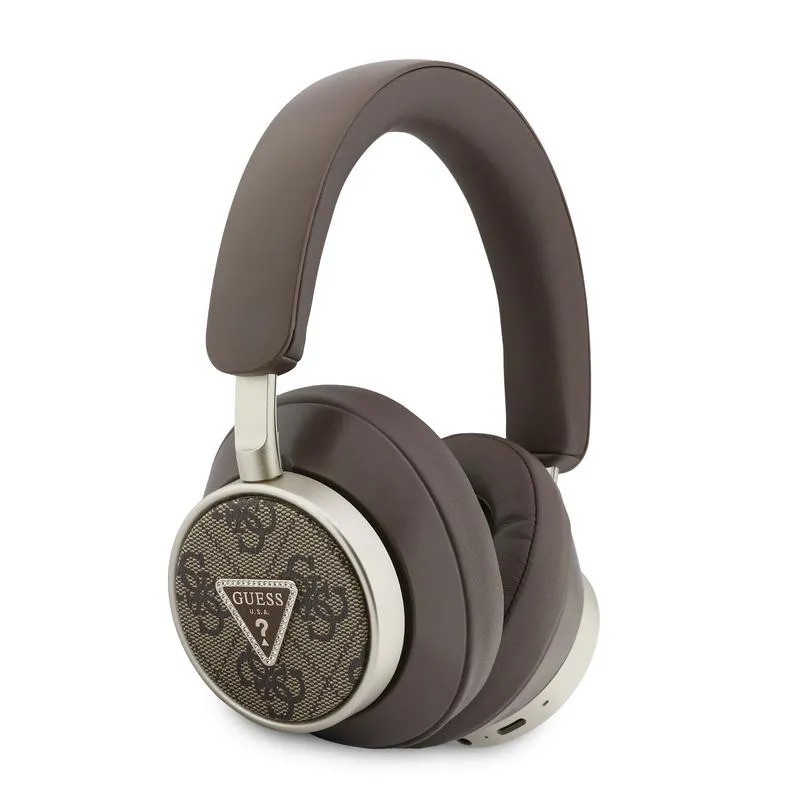 Kufje pa Kabllo GUESS 4G Triangle Logo, Bluetooth 5.4, ENC - Kafe