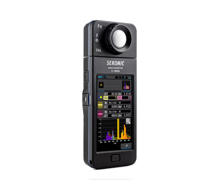 Spektrometër Sekonic C-800 SpectroMaster / CMOS / 4.3" Touchscreen / 99 Memories / 270° - Zezë 2