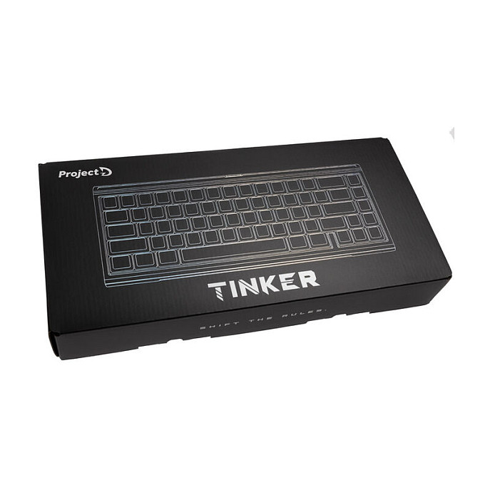 Tastierë Gaming Ducky Tinker65 Barebone 65% / Mekanike / Hot-Swap / Gasket Mount / RGB / USB-C / 1000Hz - Zezë 10