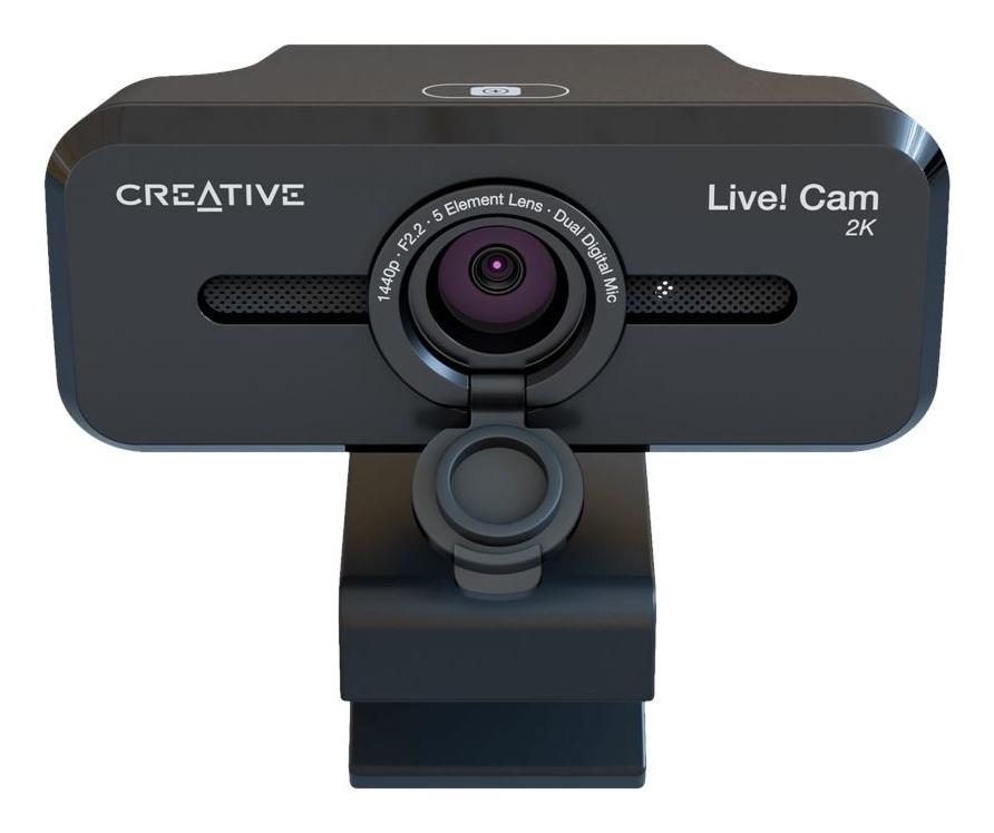 Webcam Creative Live! Cam Sync V3 / 73VF090000000 / 5MP / 2K QHD 2560×1440 / 30fps / 95° / 4X Digital Zoom / Dual Mikrofon – Zezë 2