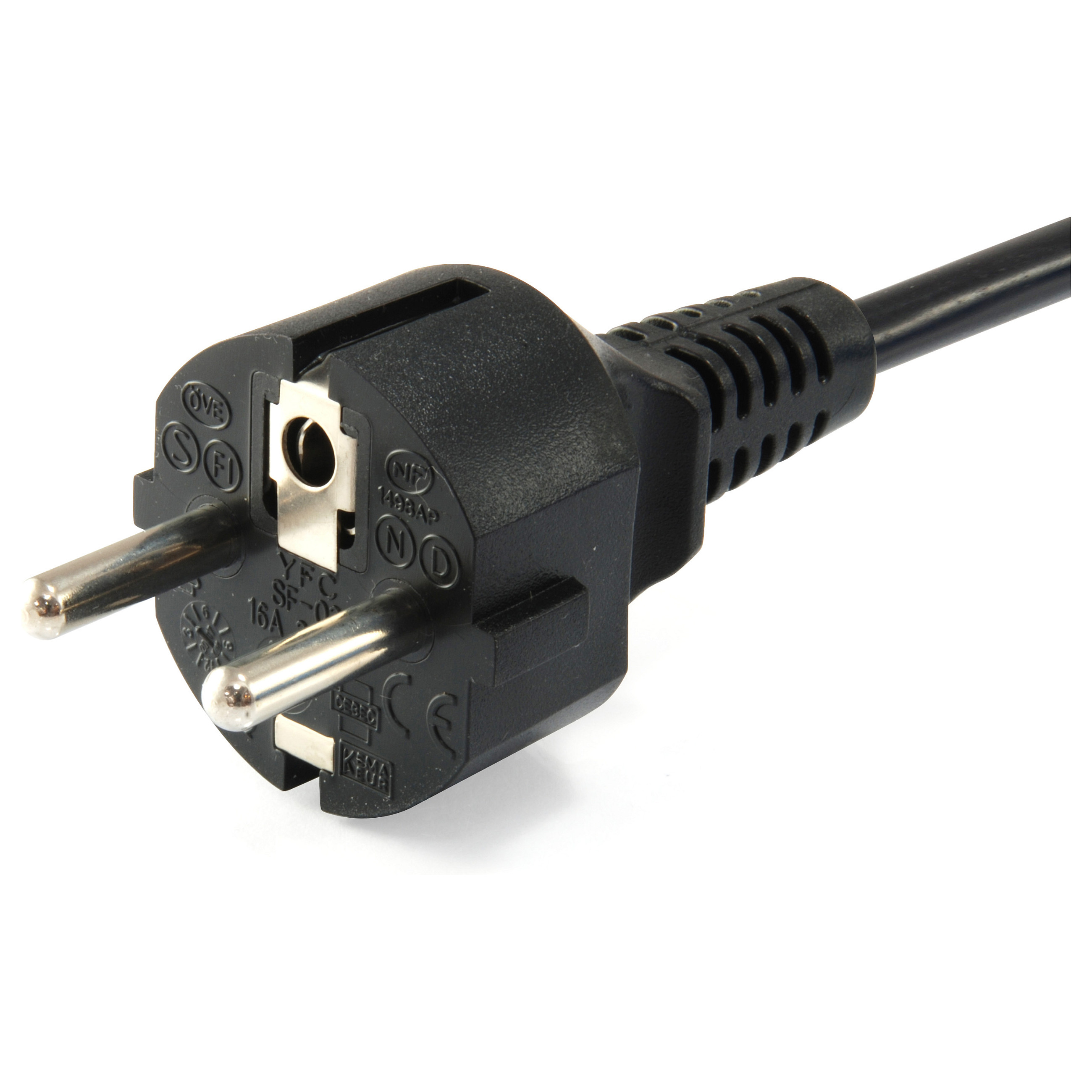 Kabllo për Furnizim me Energji Equip 112151, Schuko CEE 7/7 në IEC C5 (Mickey Mouse), 3 m, 3x0.75 mm², 2.5 A, 250 V – Zezë 2