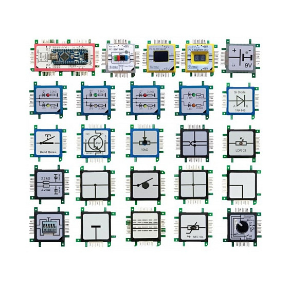 ALLNET Brick’R’knowledge Arduino Coding Set – Educational STEM Electronics Kit with Arduino Nano