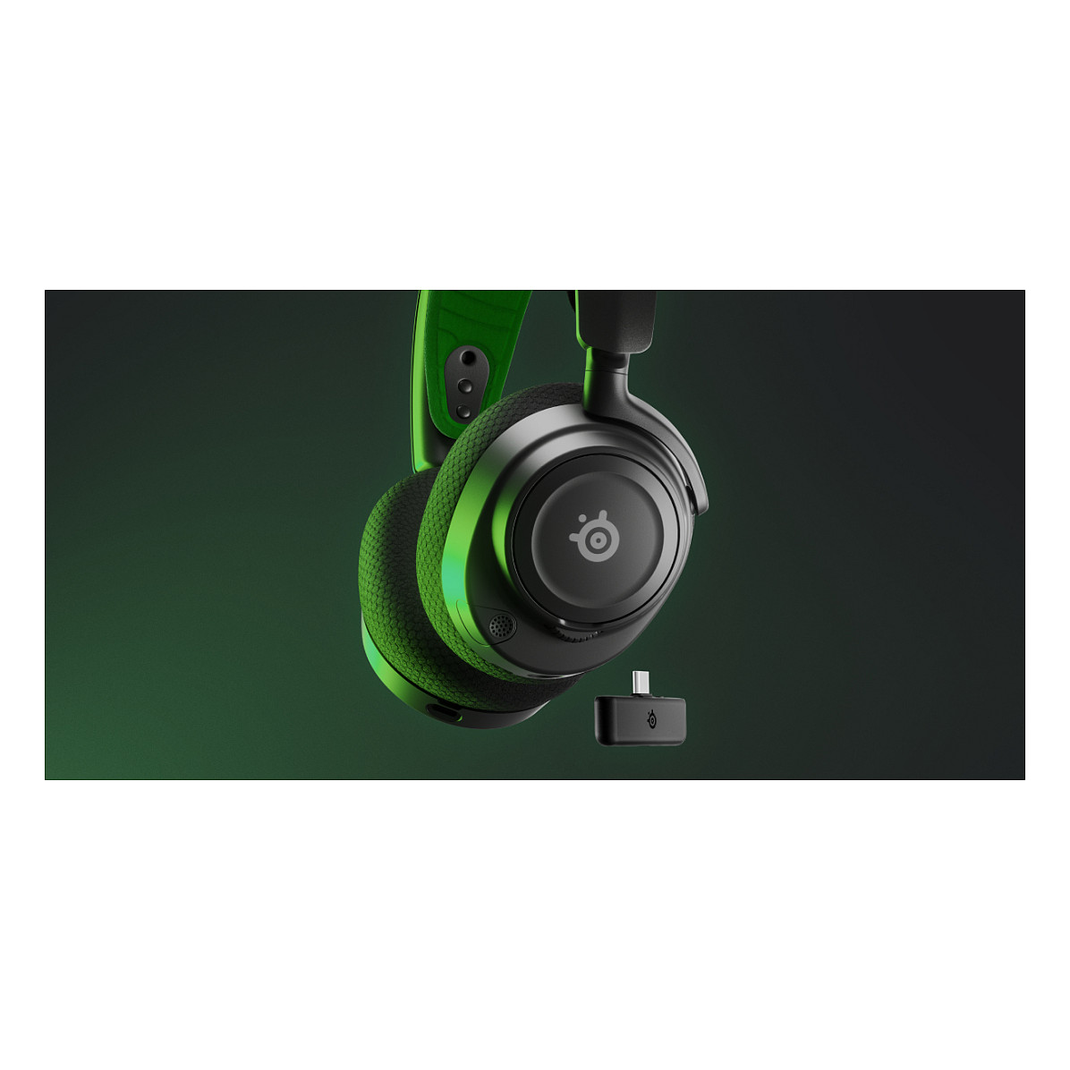 Kufje Gaming SteelSeries Arctis Nova 7X / Pa Kabllo / 2.4 GHz + Bluetooth / 20–22.000 Hz - Zezë/Gjelbër 6