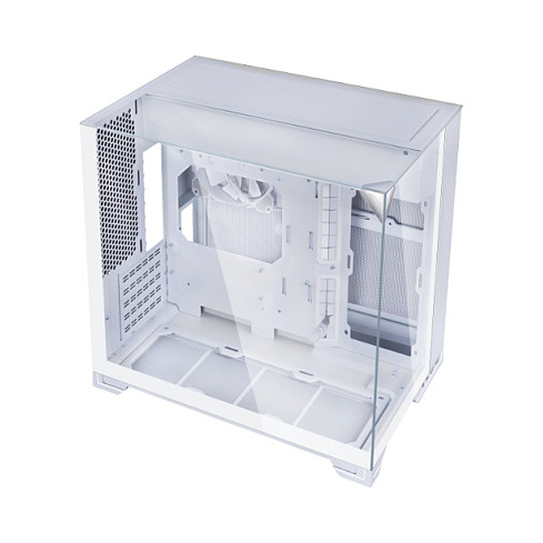 Kasë PC Lian Li O11 Vision-M / Micro-ATX / Tempered Glass - Bardhë