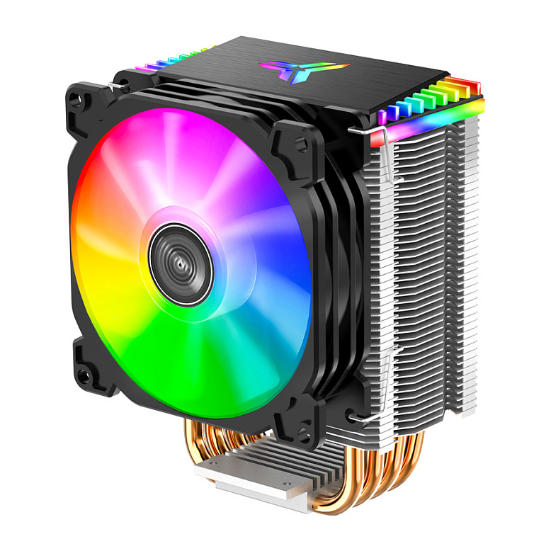 Ftohës për Procesor Jonsbo CR-1400 / 130W TDP / 4×6mm Heatpipe / 92mm PWM Fan / ARGB / LGA115x/1200/1700 / AM4/AM5 – Zezë