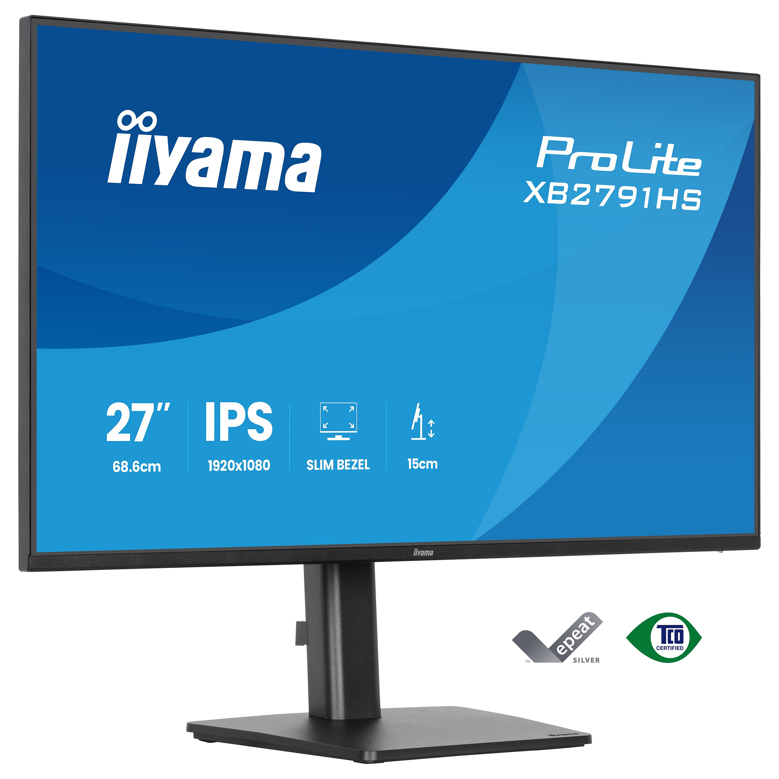 Monitor IIYAMA XB2791HS-B1 / 27"/ Full HD IPS / LED / 120Hz / 1ms / HDMI+DP - Zezë
