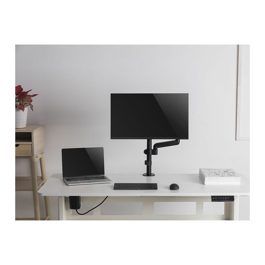 Mbajtëse për Monitor Equip 650132 / 1 Monitor / 17–32" / deri 9kg / VESA 75x75 & 100x100 / Gas Spring / Rotacion 360° - Zezë 5