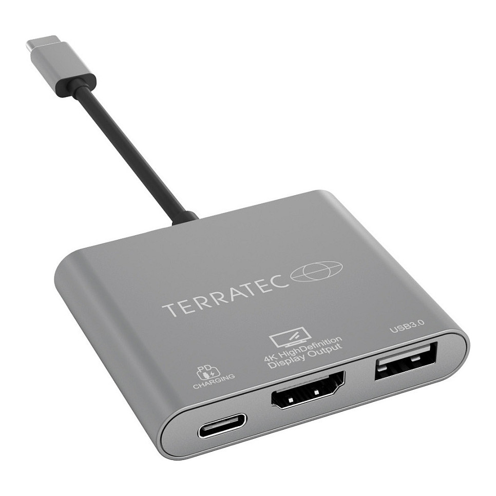 HUB USB-C TerraTec Connect C4 / 2x USB-A 3.2 Gen 1 / USB-C PD 100W / HDMI 4K – Argjend 3