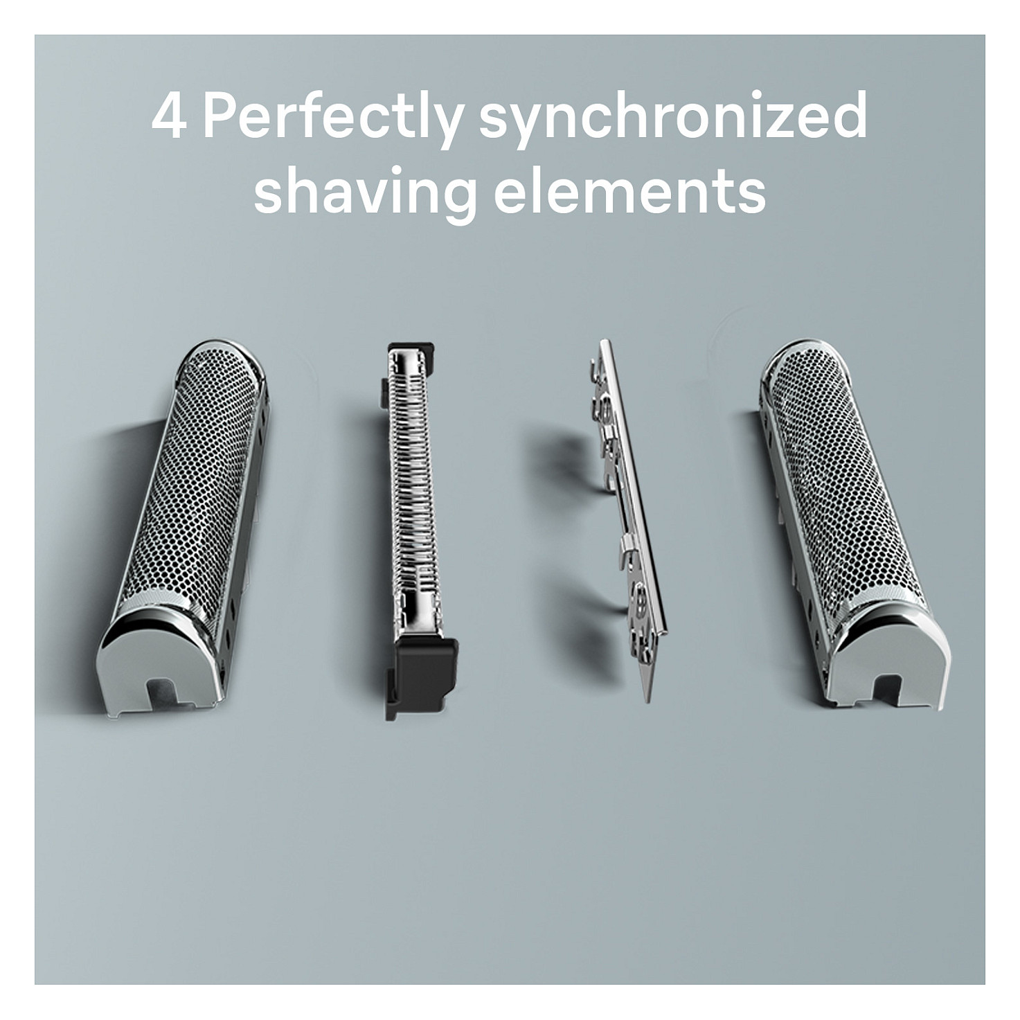 Makinë për Rroje Braun Series 8 / 8517s / Wet&Dry / 4 Elemente Prerëse / ProTrimmer / Kokë 40° / 60 Minuta – Argjend 3