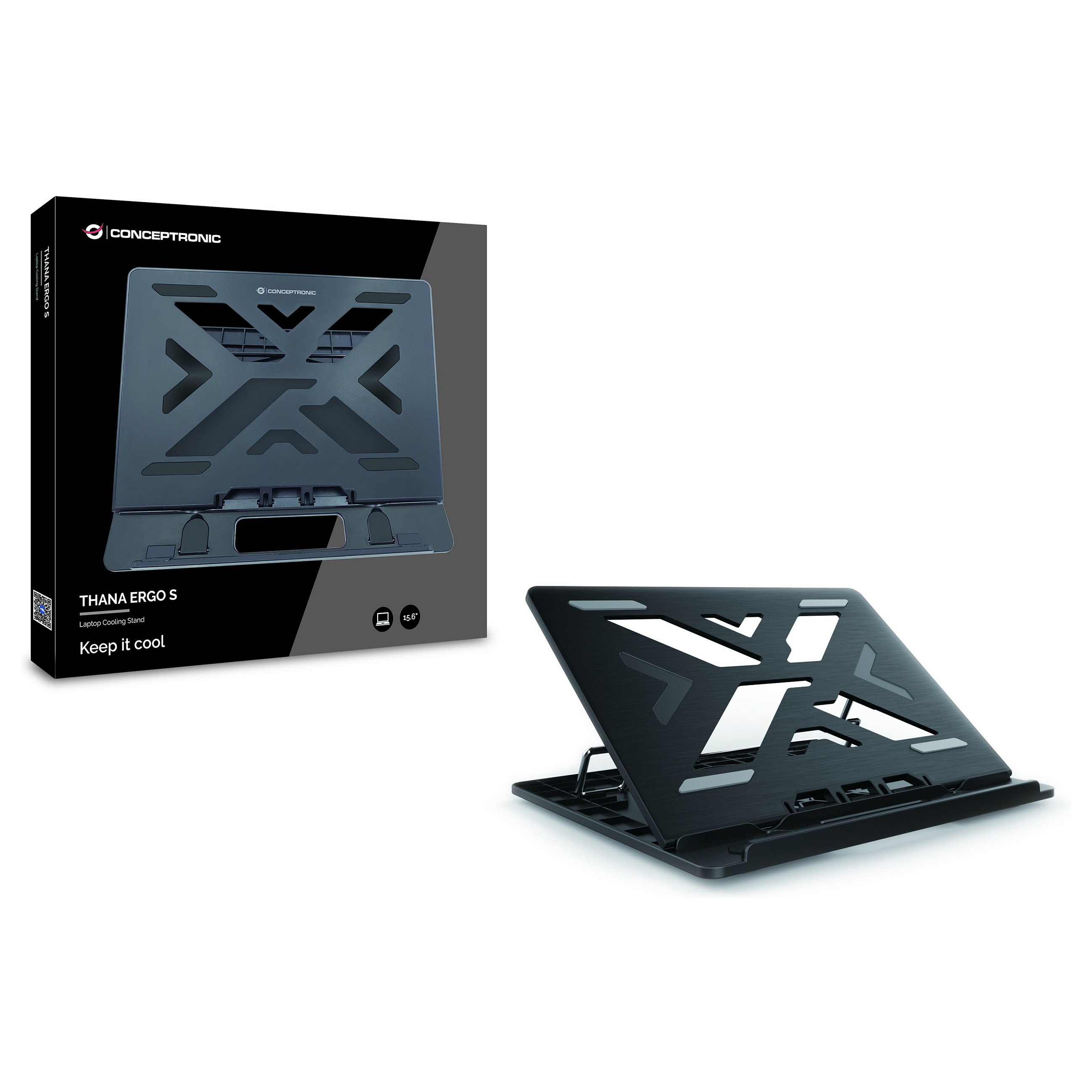 Ftohës për Laptop CONCEPTRONIC ERGO deri 15.6" / 50kg - Zezë 2